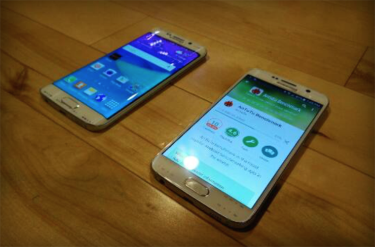 Hình ảnh chi tiét 2 cạnh cong của Samsung Galaxy S6 Edge-Hinh-7